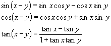 Difference Formulas